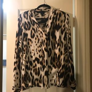 Animal Print Blouse